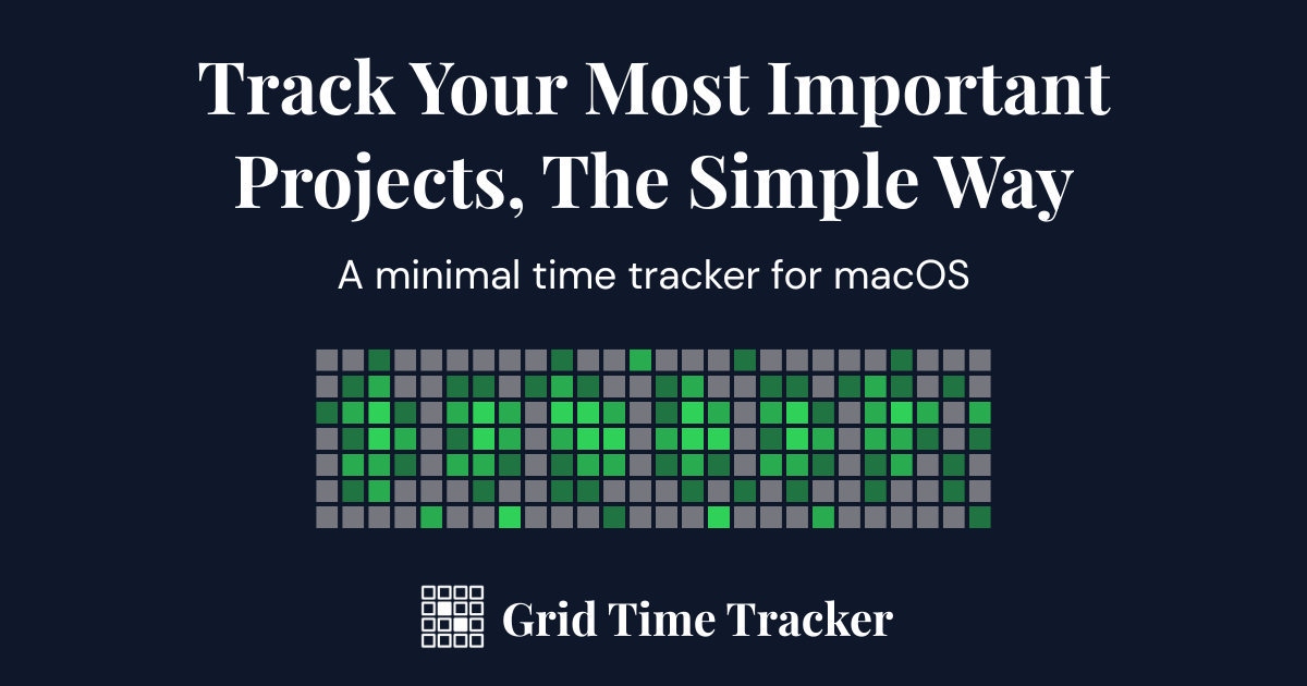 Grid Time Tracker - Time Tracking That Works For You